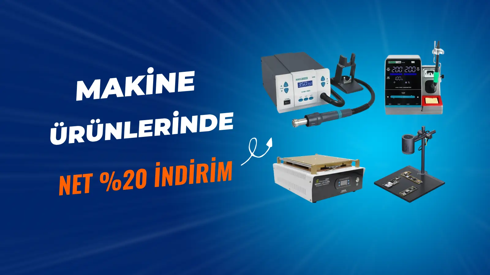 Makine Ürünlerinde İndirim Fırsatlarını Kaçırmayın