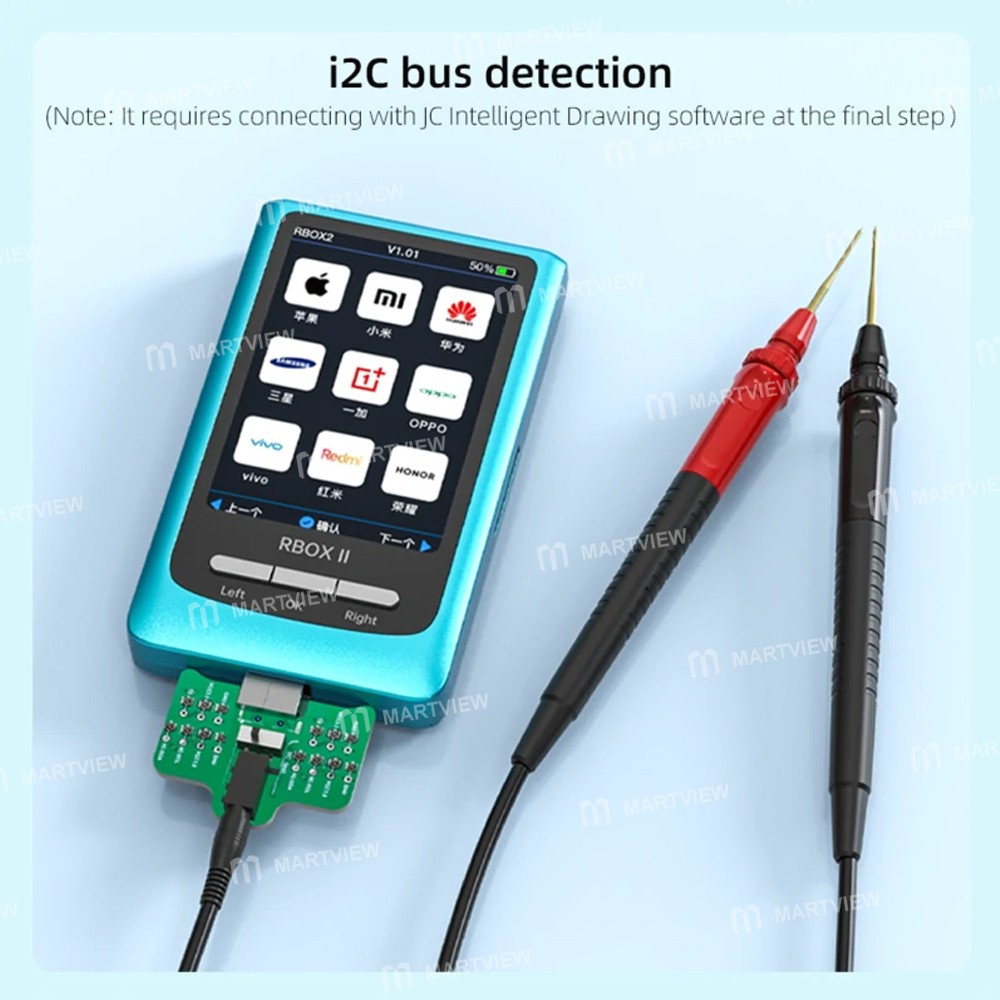 JCID RBOX II Apple / Qualcomm Çip Setleri için Veri Yolu Analiz Cihazı RFFE Veri Yolu Veri Testi - Görsel 6