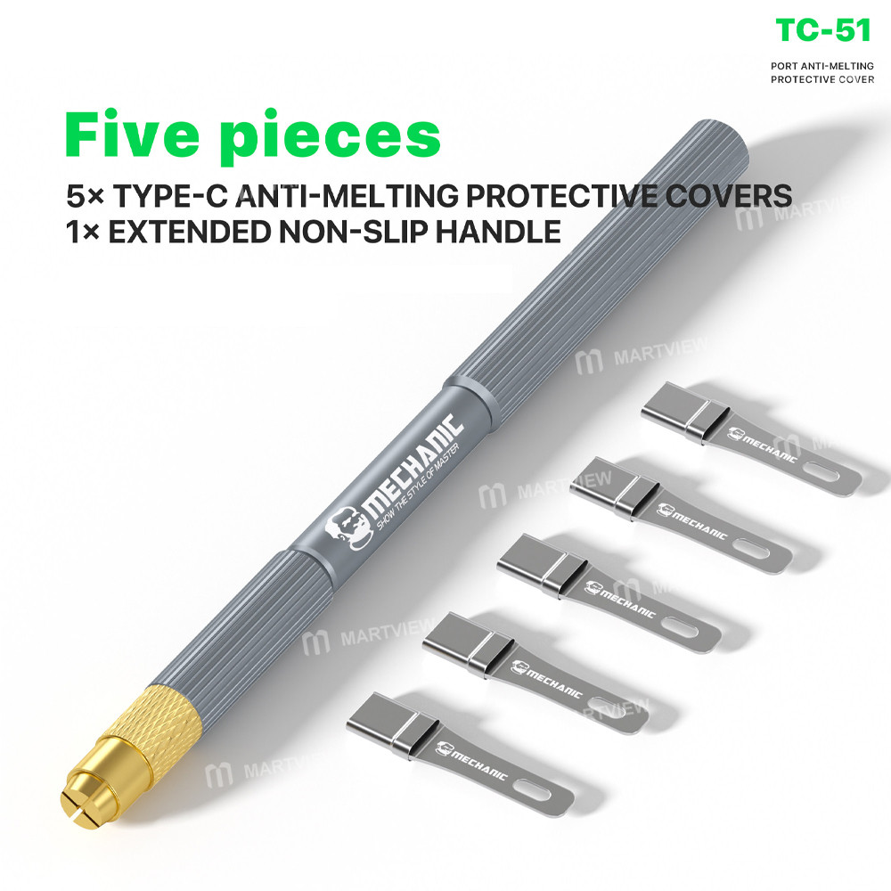 Mechanic TC-51 5'i 1 arada Tip-C Şarj Söketi Sökme Aparatı - Görsel 2