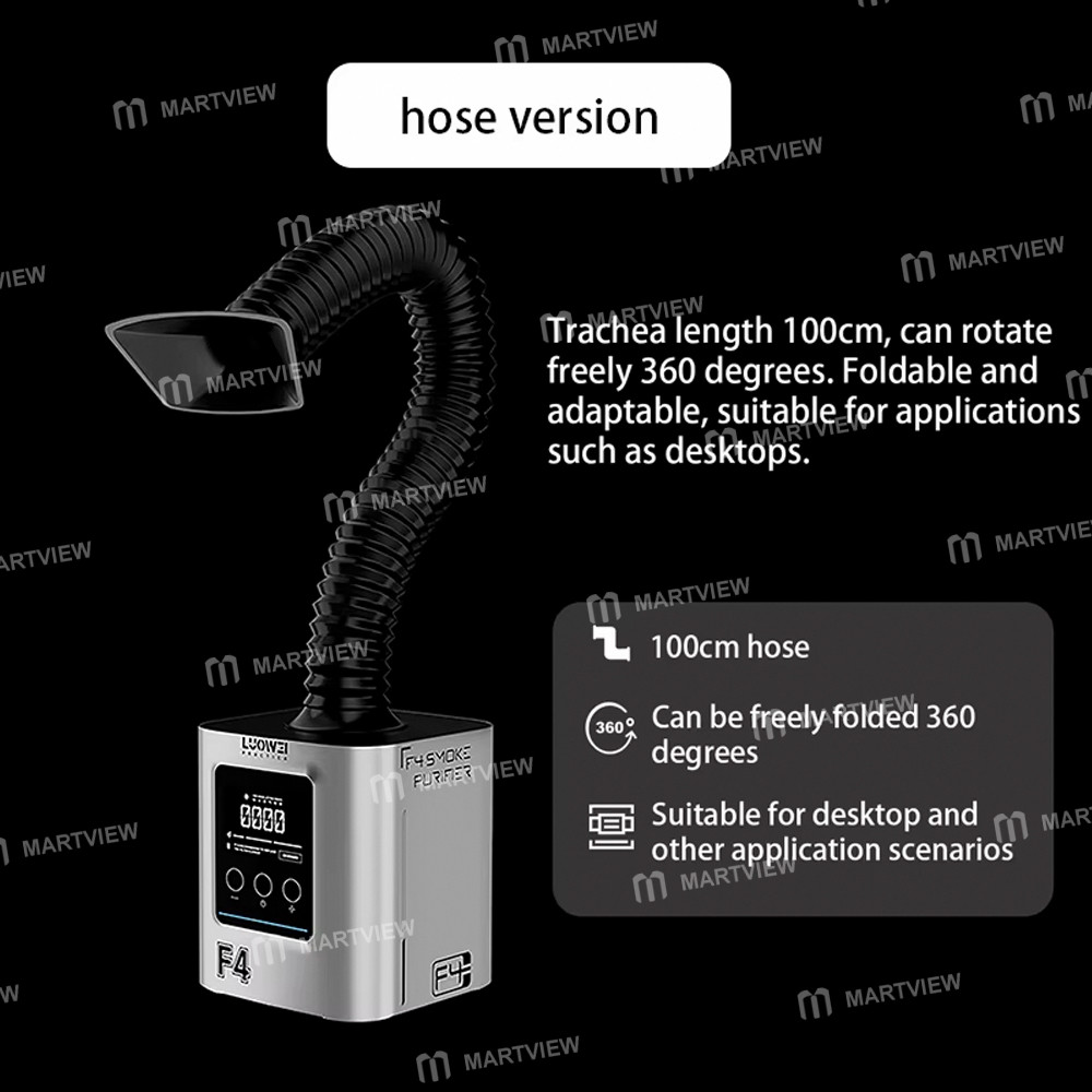 Luowei LW-F4 Black Hole Taşınabilir Yüksek Performanslı Duman Temizleyici, Gerçek Zamanlı PM2.5 Ekranı ile - Görsel 8