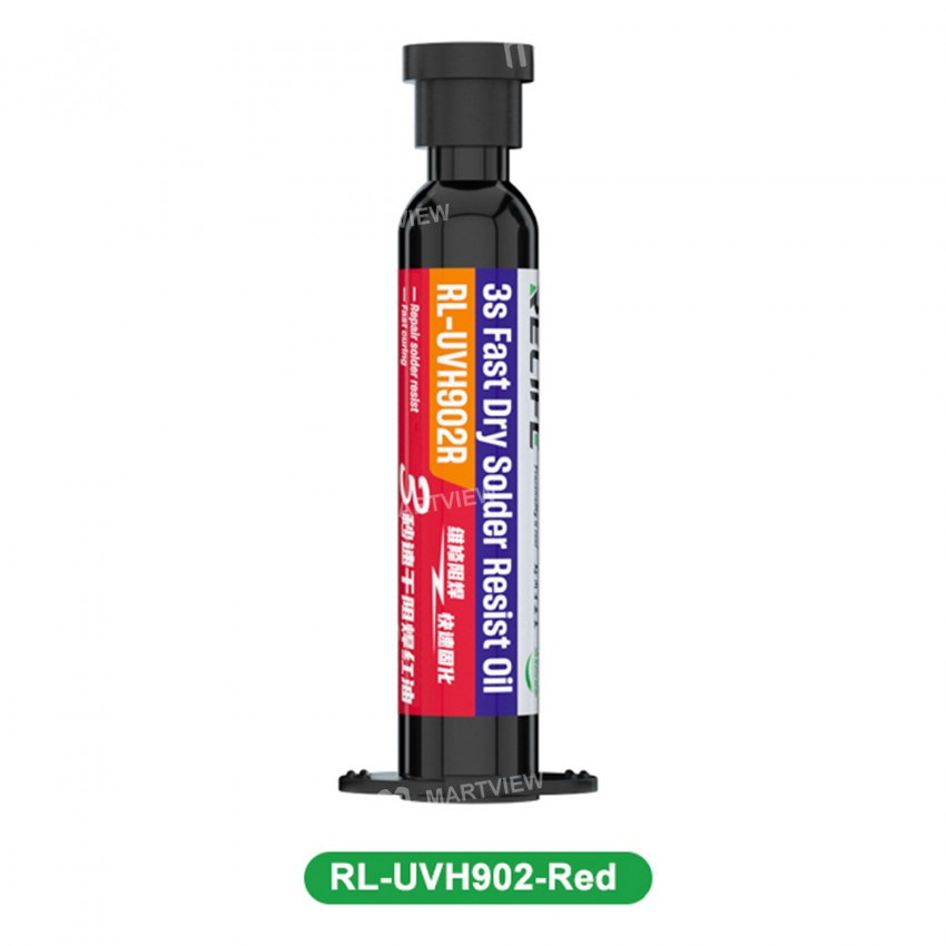 RL-UVH902 Hızlı Kuruyan Kırmızı Uv Maske Bord Boyası